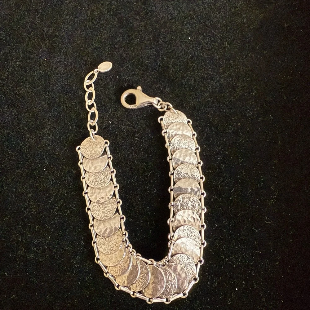 Silpada Silver Coin Bracelet - Picture 2 of 2